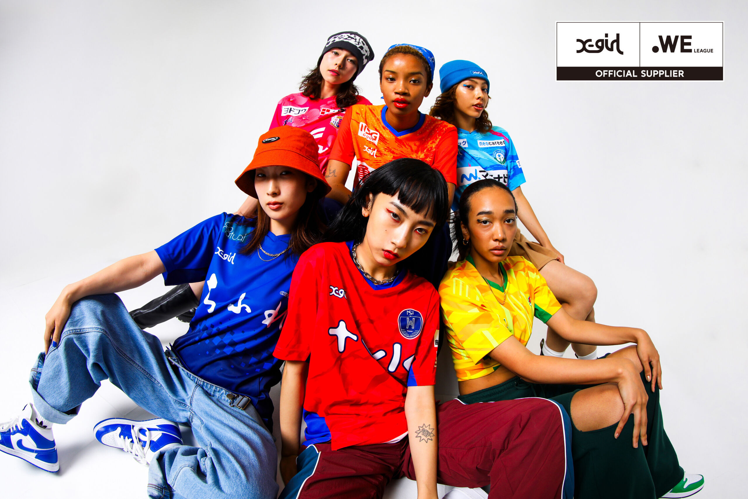 X-girl × WE LEAGUE 2023-24シーズンユニフォームデザイン発表