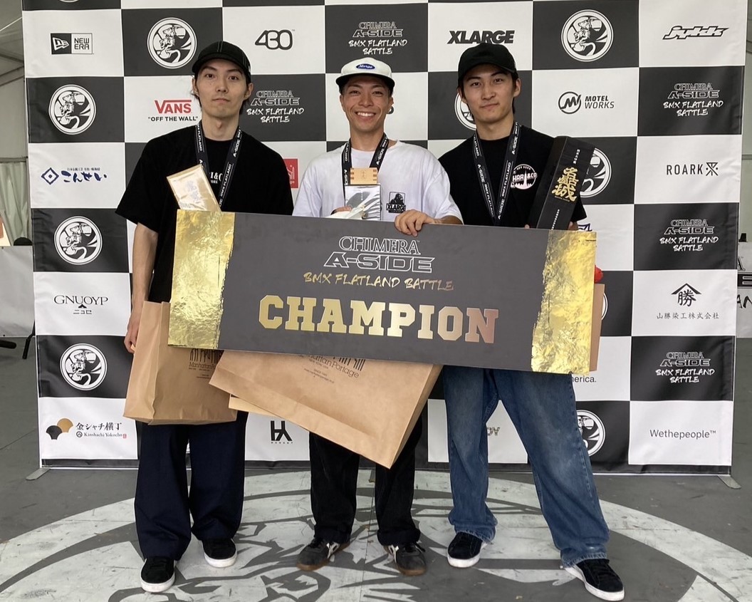 BMX・フラットランド】荘司ゆう選手が「CHIMERA A-SIDE BMX FLATLAND